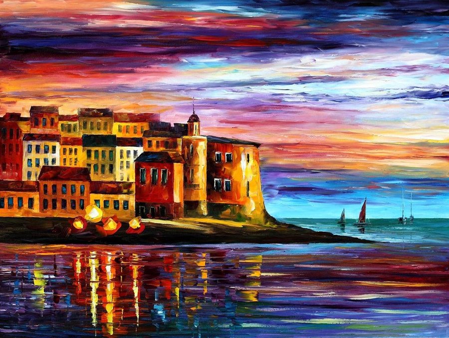 italy___liguria___leonid_afremov_by_leonidafremov-d54arul