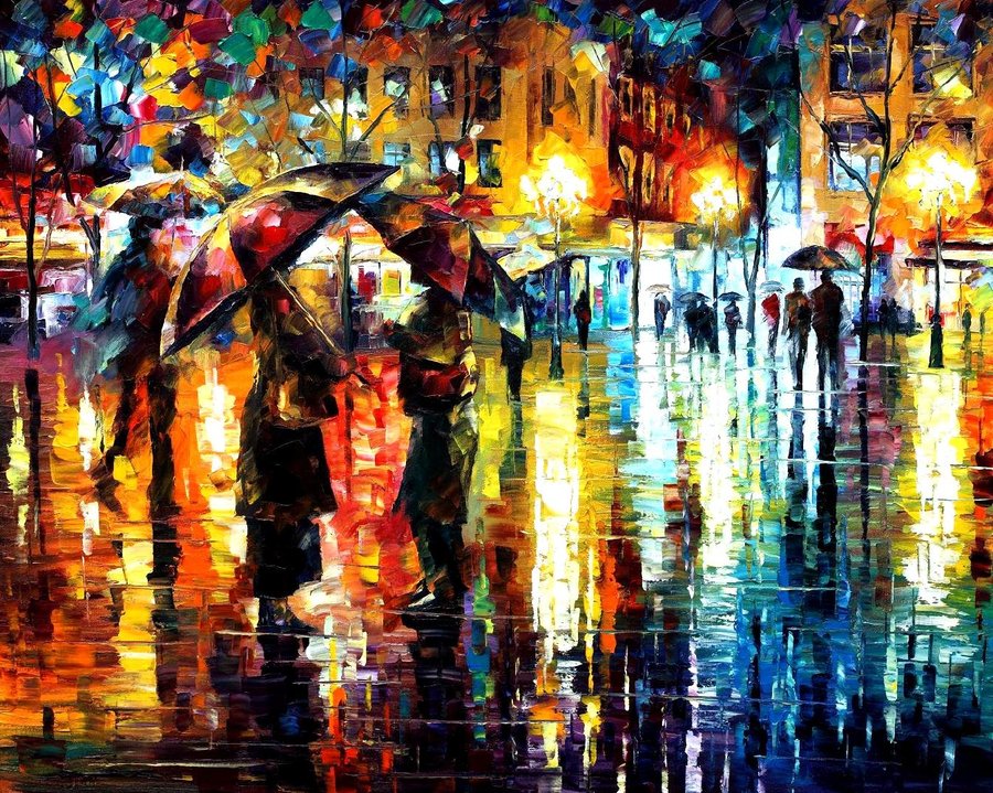 rainy_encounter___leonid_afremov_by_leonidafremov-d57dhlw