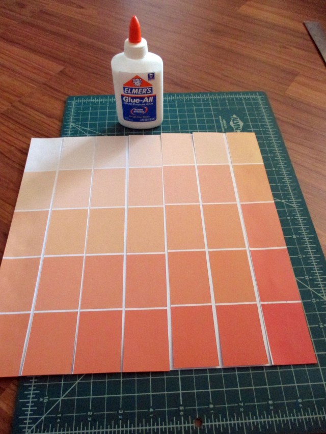 Diy Orange Gradiant Whiteboard Calendar Make Something Mondays