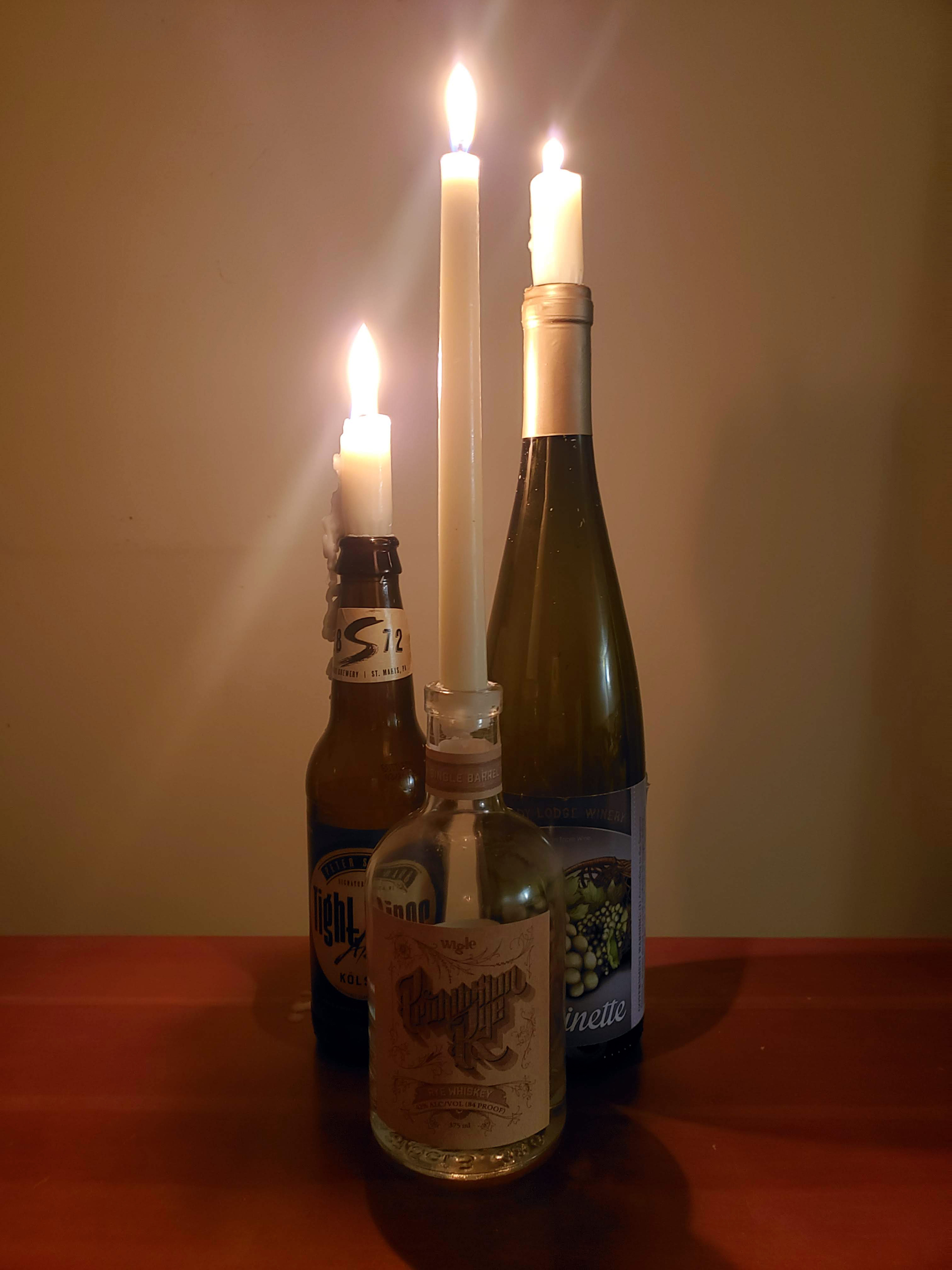 DIY candle covers 